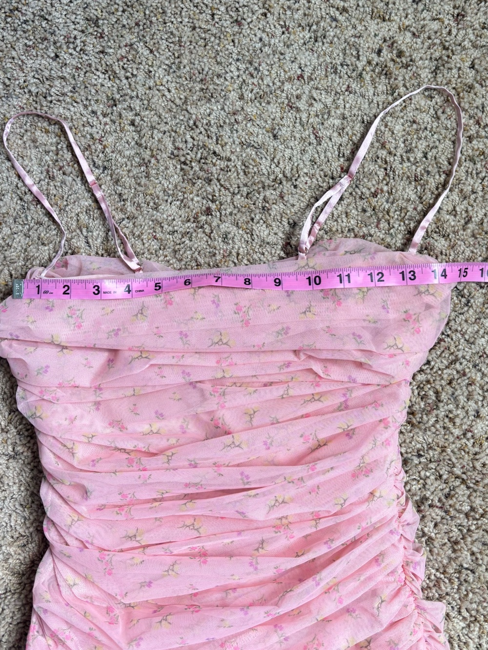 House of CB Pink Ruched Strapless Mini Dress - Picture 9 of 9